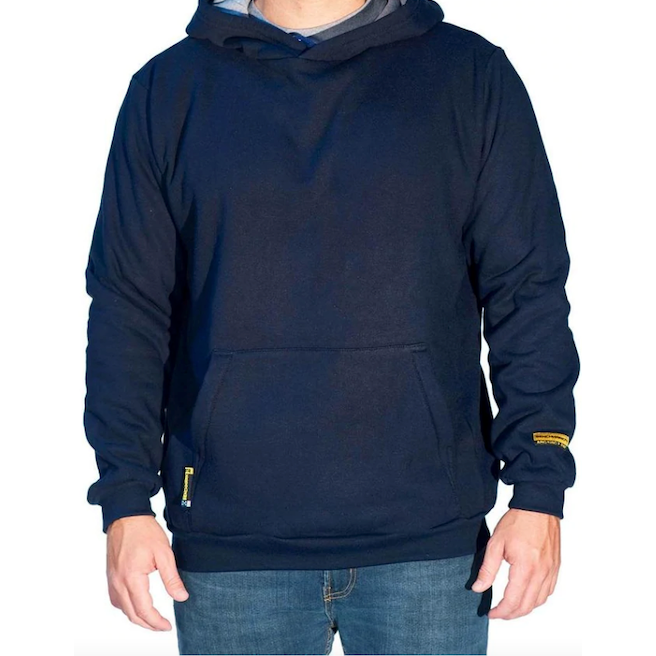 Benchmark FR 3026FRN Navy Pullover Hooded Sweatshirt