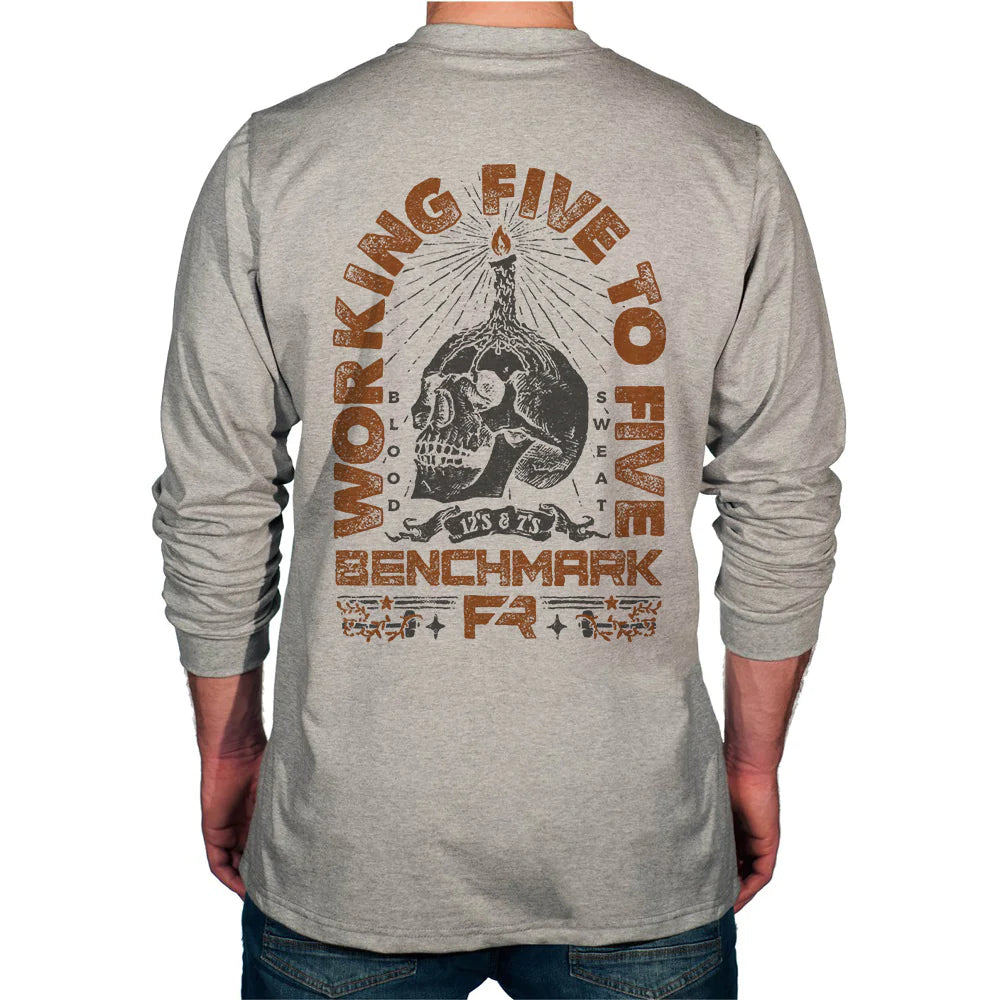 Benchmark 3118FR-5TO5 5 to 5 FR T-Shirt-Fire Retardant Shirts.com