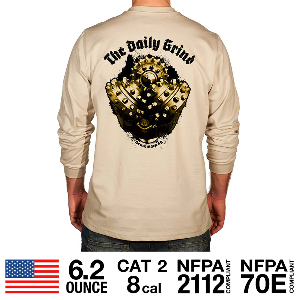Benchmark 3118FR-DGRIND Daily Grind FR T-Shirt-Fire Retardant Shirts.com