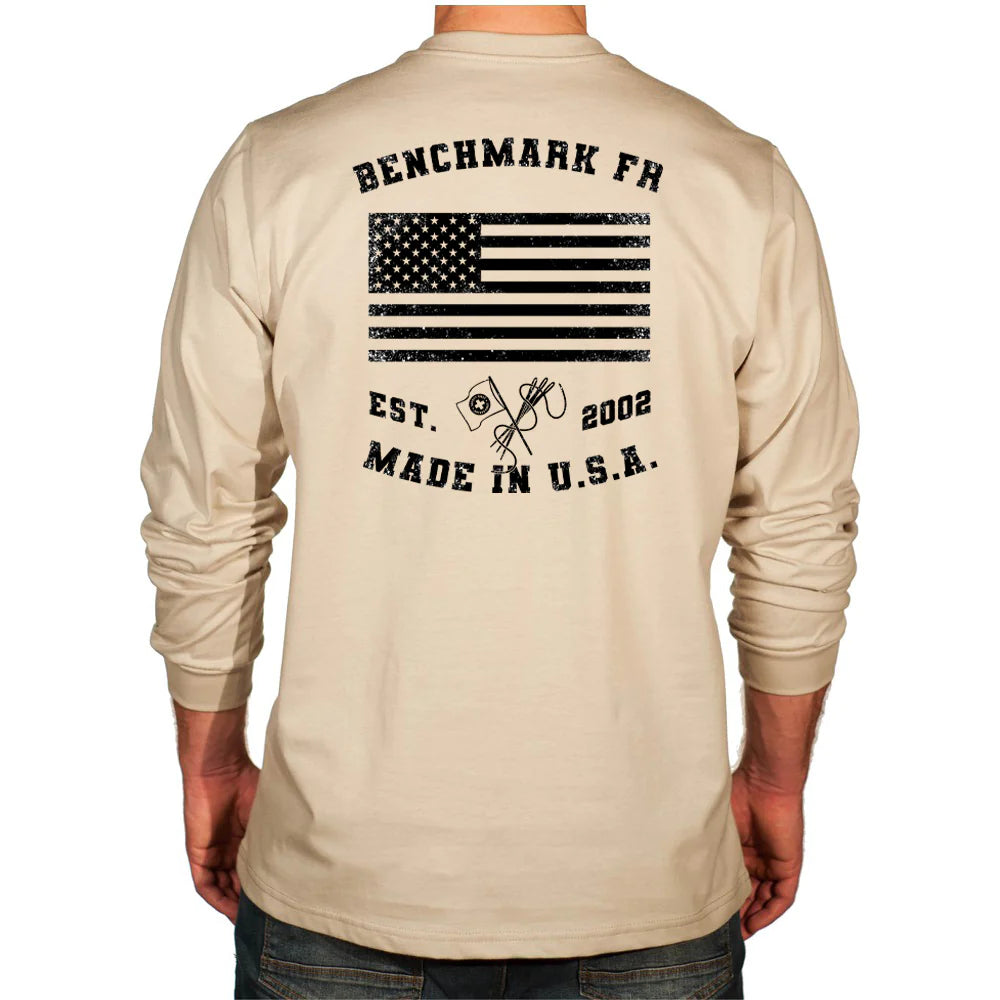 Benchmark 3118FR-FLAGSHIPUSA Flagship USA FR T-Shirt-Fire Retardant Shirts.com