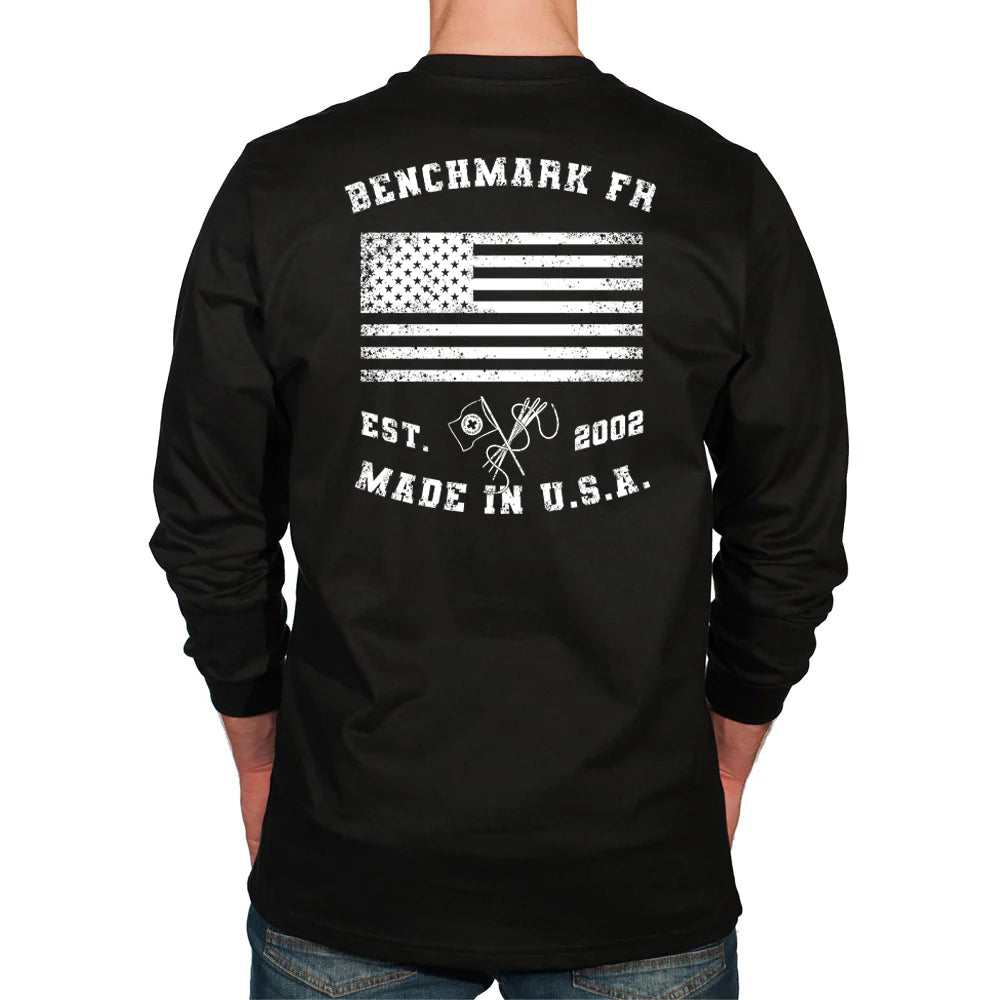Benchmark 3118FR-FLAGSHIPUSA Flagship USA FR T-Shirt-Fire Retardant Shirts.com