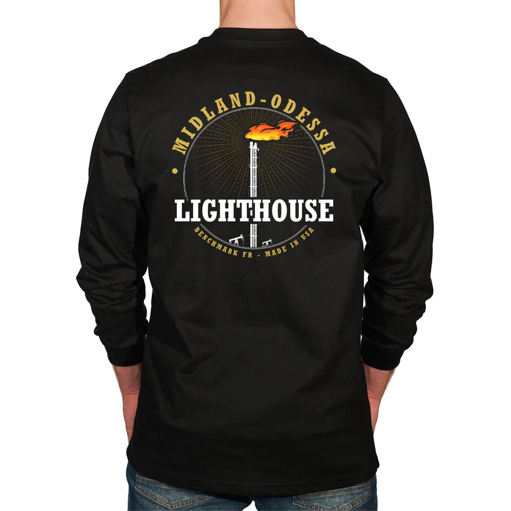 Benchmark 3118FR-LTHOUSE Midland - Odessa Lighthouse FR Shirt-Fire Retardant Shirts.com