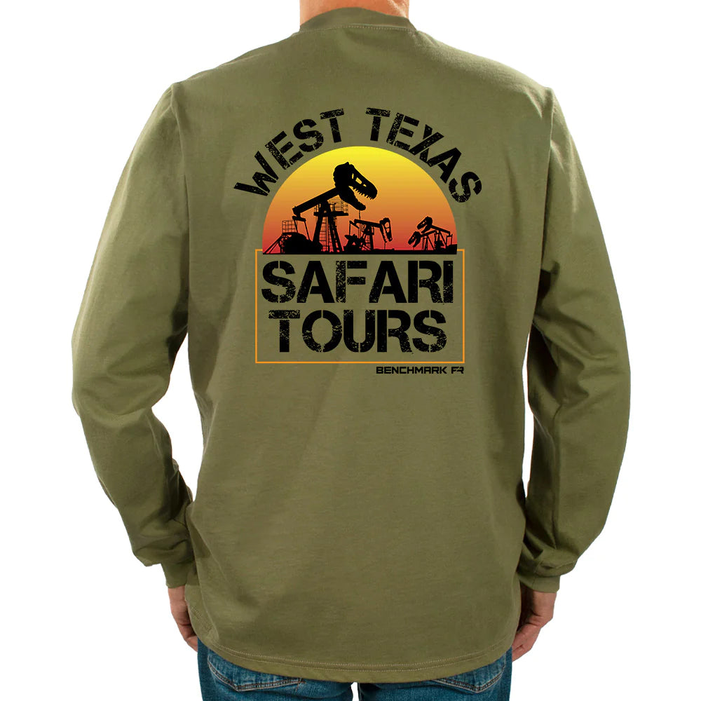 Benchmark 3118FR-SAFARI West Texas Safari FR T-Shirt-Fire Retardant Shirts.com