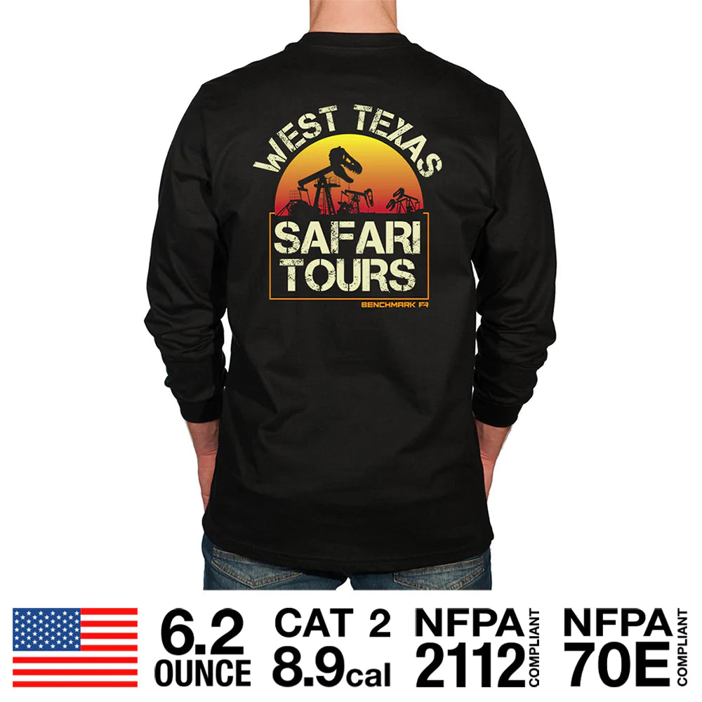 Benchmark 3118FR-SAFARI West Texas Safari FR T-Shirt-Fire Retardant Shirts.com