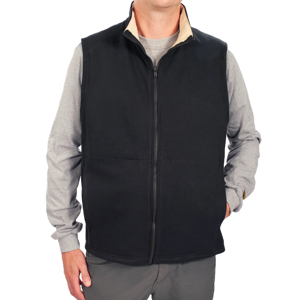 Benchmark FR 3060FRBK Black Sheep Soft Lined FR Vest-Fire Retardant Shirts.com