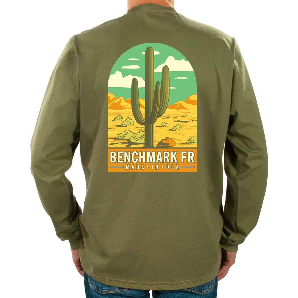 Benchmark FR 3118FR-SAGUARO Saguaro FR T-Shirt-Fire Retardant Shirts.com