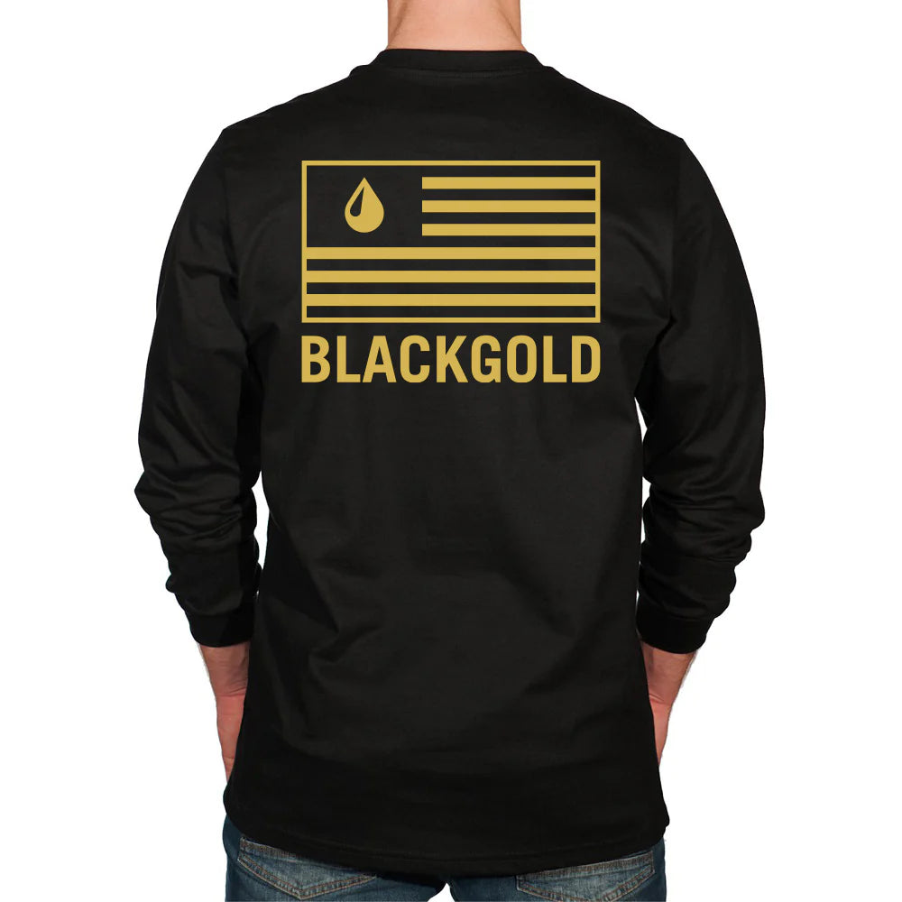 Benchmark 3118FR-BLKGLD Black Gold T-Shirt