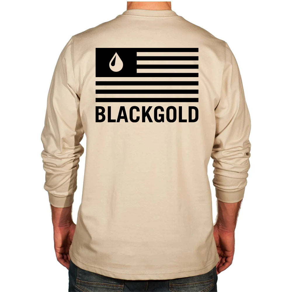 Benchmark 3118FR-BLKGLD Black Gold T-Shirt