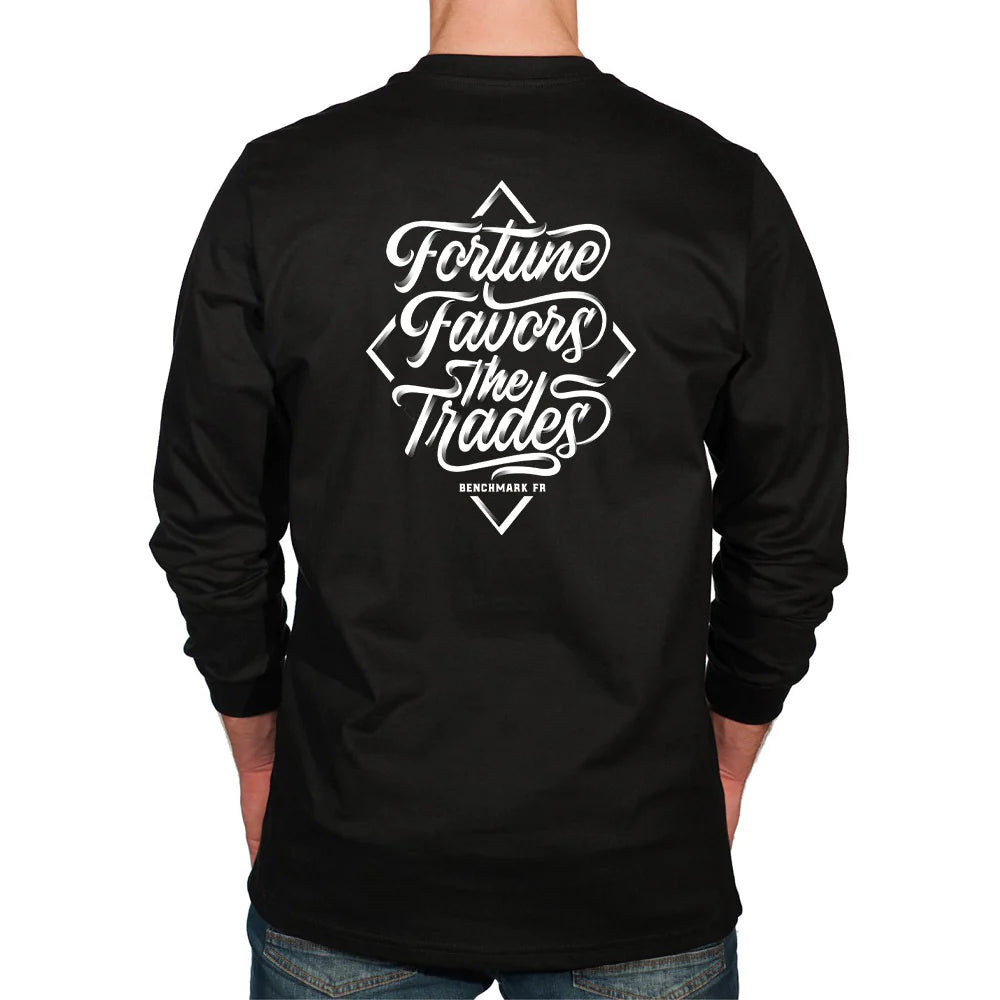 Benchmark 3118FR-FORTUNEDIAMOND Fortune Favors the Trades FR T-Shirt