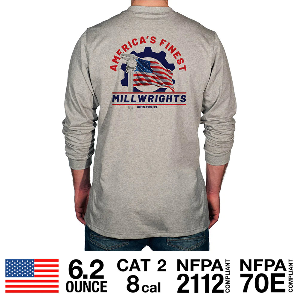 Benchmark 3118FRB-MILLWRIGHTS Millwrights FR T-Shirt
