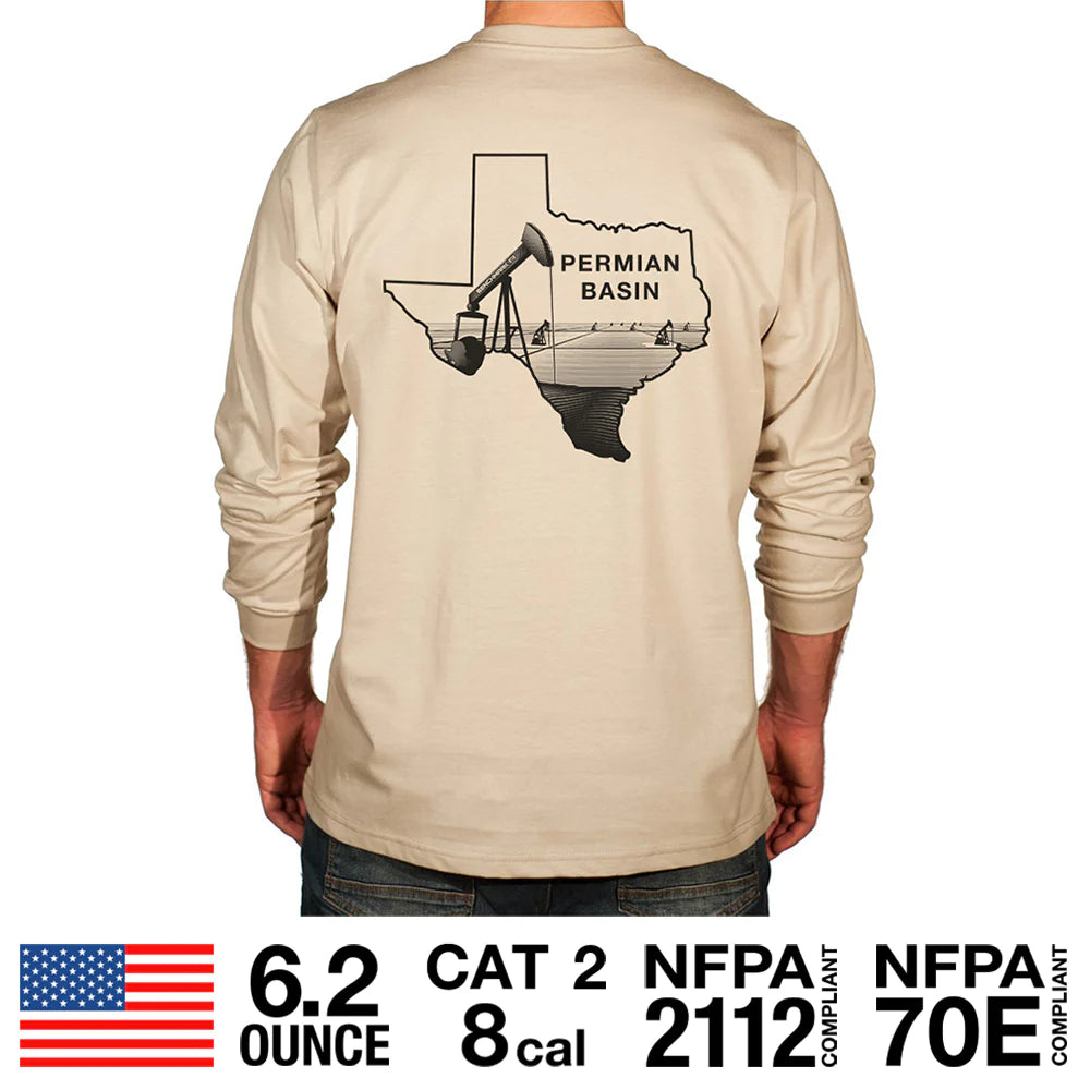 Benchmark FR 3118FR-BASIN Permian Basin FR T-Shirt