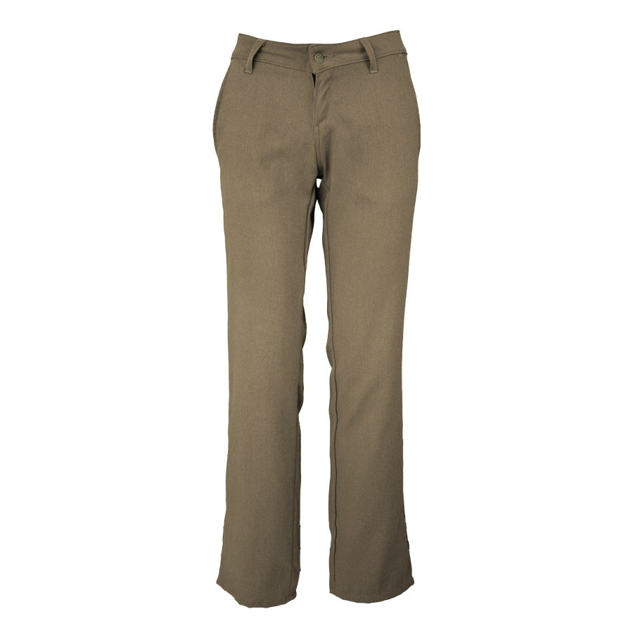 LAPCO FR L-PTCFR5KH Khaki 5oz. Ladies FR Uniform Pants-Fire Retardant Shirts.com