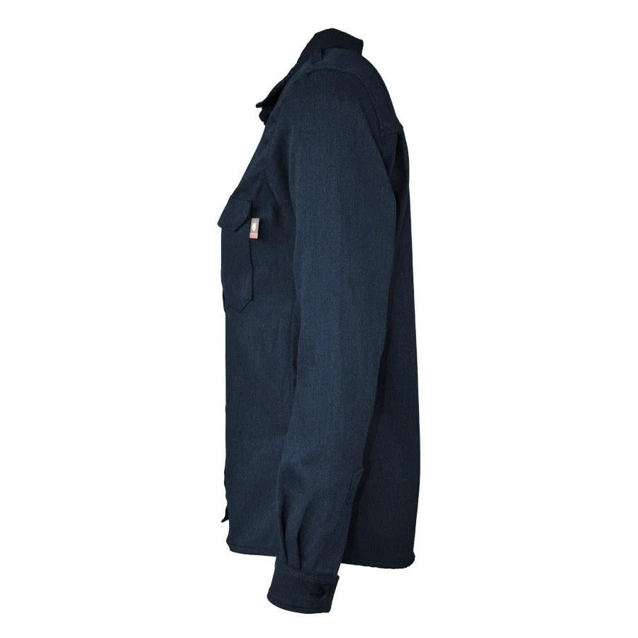 LAPCO FR L-TCS5DN Ladies Denim Uniform Shirt-Fire Retardant Shirts.com