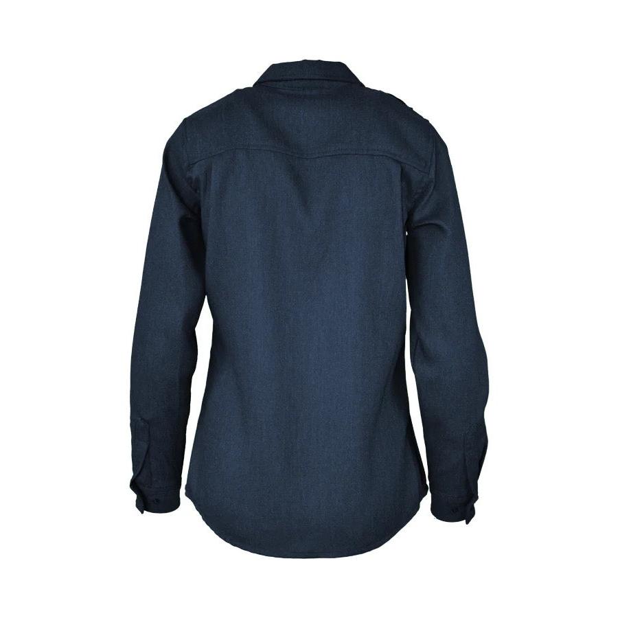 LAPCO FR L-TCS5DN Ladies Denim Uniform Shirt-Fire Retardant Shirts.com
