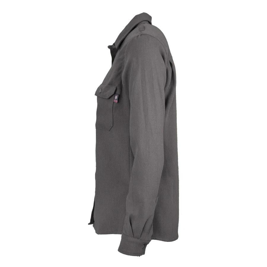 LAPCO FR L-TCS5GY Ladies Denim Uniform Shirt-Fire Retardant Shirts.com