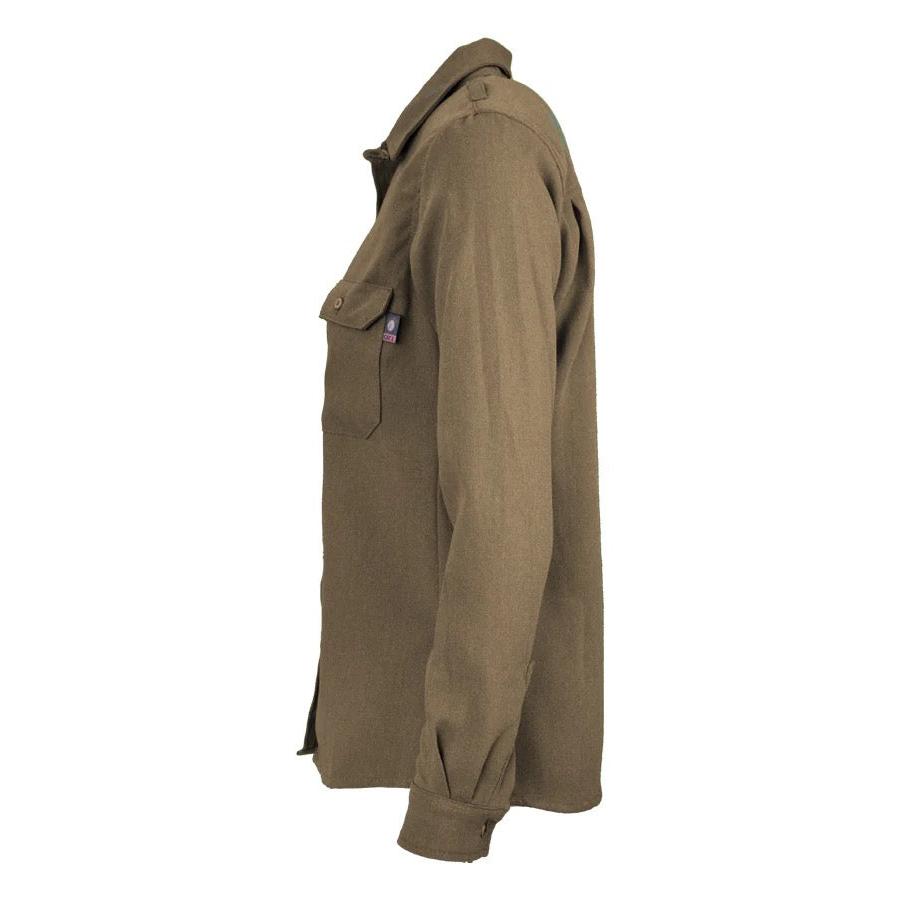 LAPCO FR L-TCS5KH Ladies Khaki Uniform Shirt-Fire Retardant Shirts.com