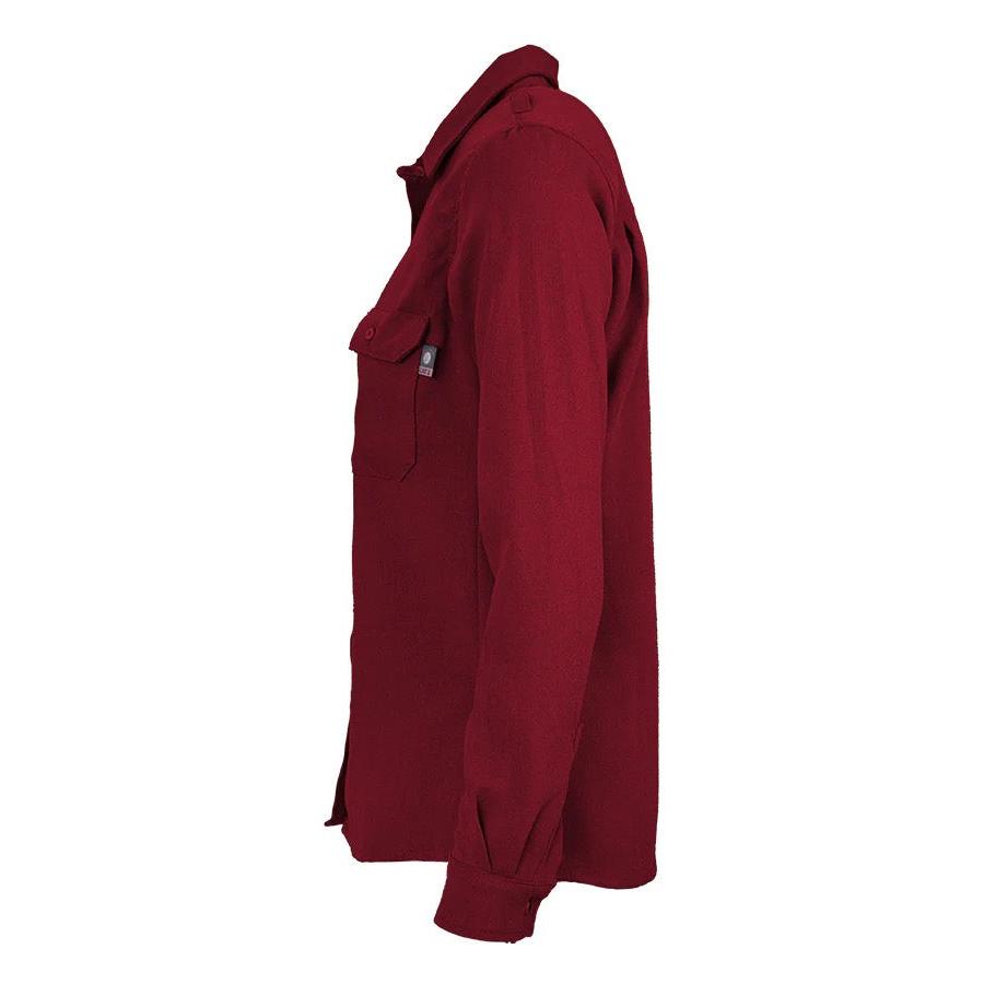LAPCO FR L-TCS5RE Ladies Red Uniform Shirt-Fire Retardant Shirts.com