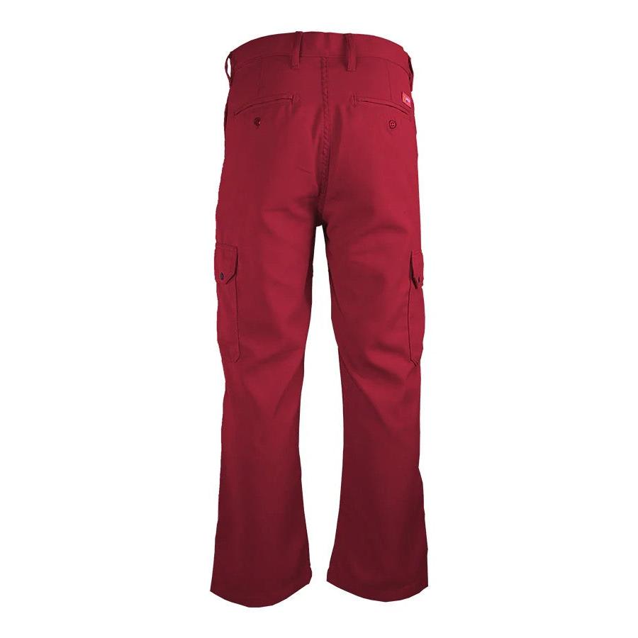 LAPCO FR P-TCCP5RE Red Cargo Uniform Pants 5oz. TecaSafe One® Inherent-Fire Retardant Shirts.com