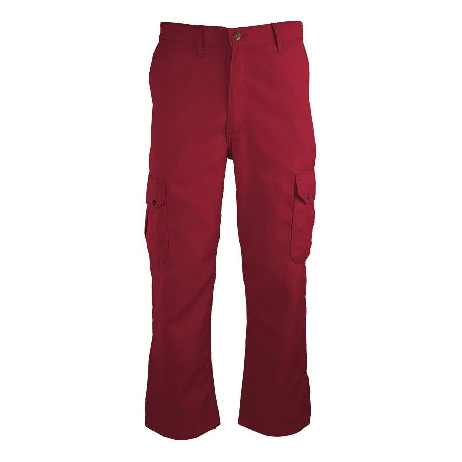 LAPCO FR P-TCCP5RE Red Cargo Uniform Pants 5oz. TecaSafe One® Inherent-Fire Retardant Shirts.com