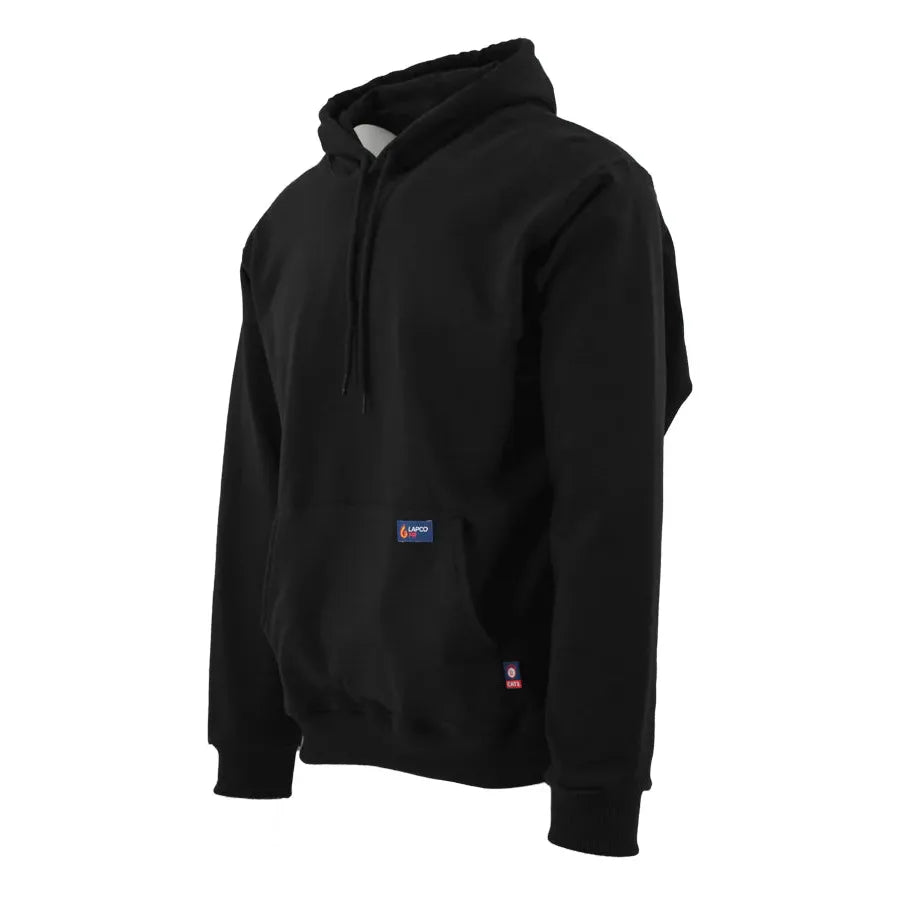 LAPCO FR SWHFR14BK Black 12oz. FR Hoodie Sweatshirt-Fire Retardant Shirts.com