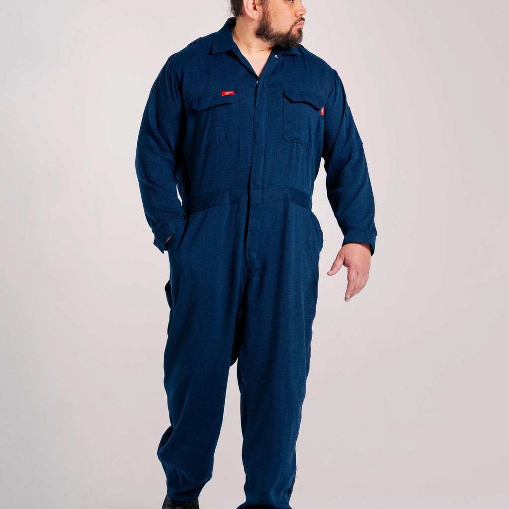 LAPCO FR TCCF5GY Gray 5oz. FR Deluxe 2.0 Coverall-Fire Retardant Shirts.com