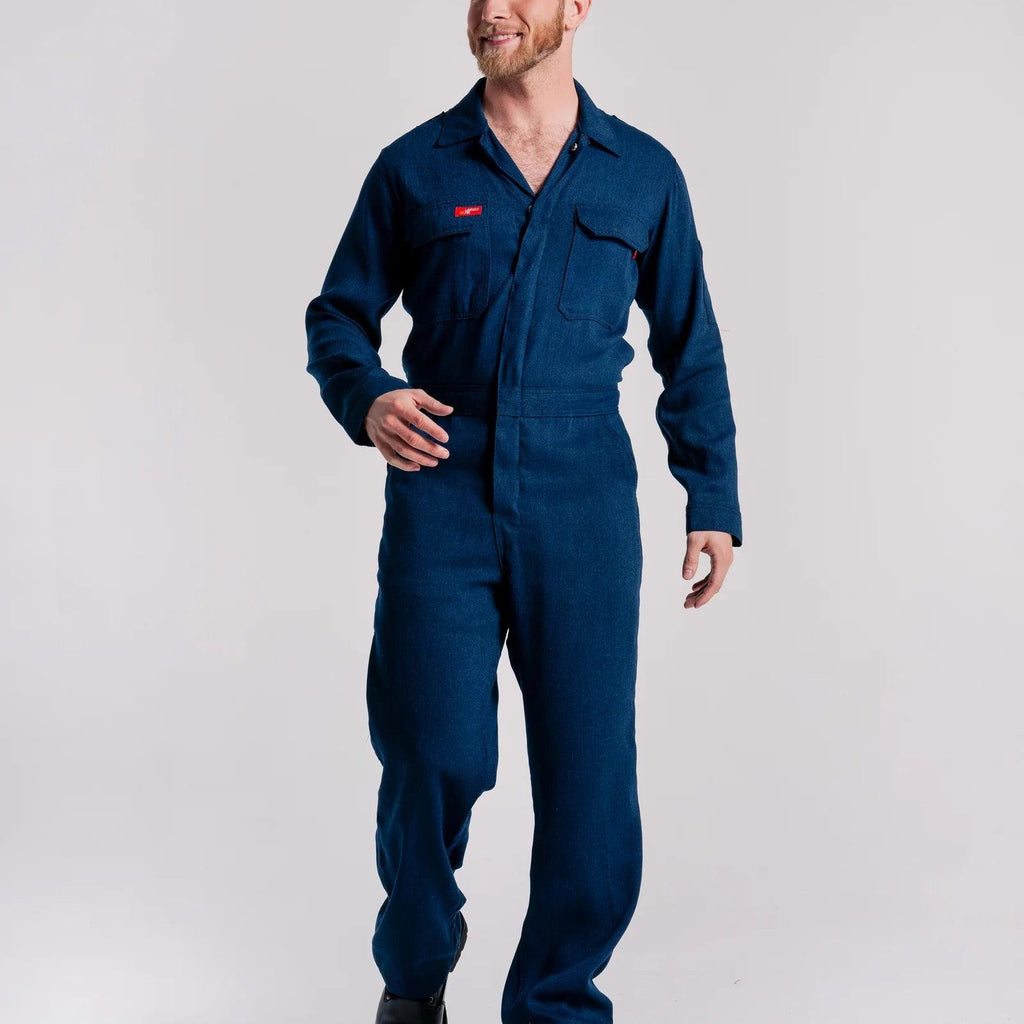 LAPCO FR TCCF5GY Gray 5oz. FR Deluxe 2.0 Coverall-Fire Retardant Shirts.com
