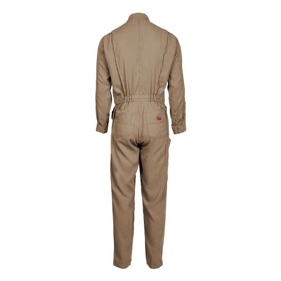 LAPCO FR TCCF5KH Khaki 5oz. FR Deluxe 2.0 Coverall-Fire Retardant Shirts.com