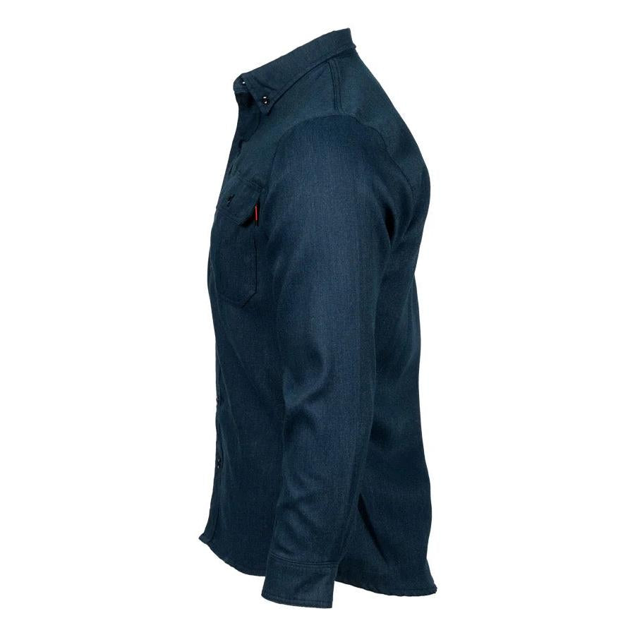 LAPCO FR TCS5DN Denim Modern Uniform Shirt-Fire Retardant Shirts.com