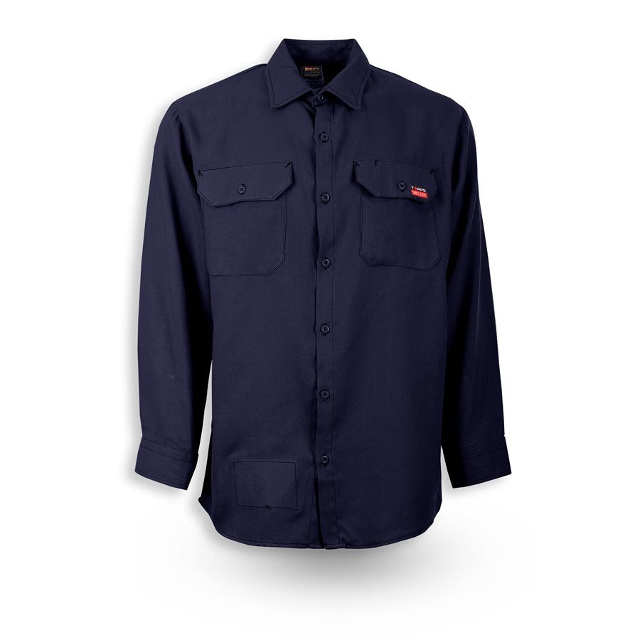 Pinnacle Textile SH56 TecaSafe® One Long Sleeve Button Front Shirt-Fire Retardant Shirts.com