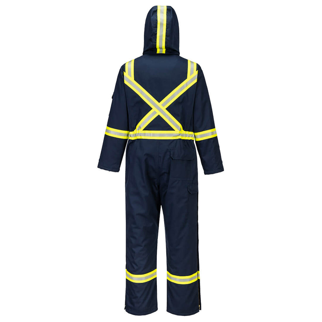 Portwest FR FR514 - Bizflame Work Insulated FR Coverall Navy-Fire Retardant Shirts.com