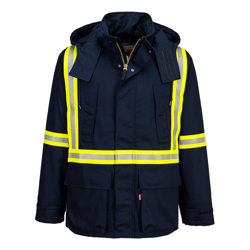 Portwest FR FR610 - Bizflame Work Insulated FR Parka-Fire Retardant Shirts.com