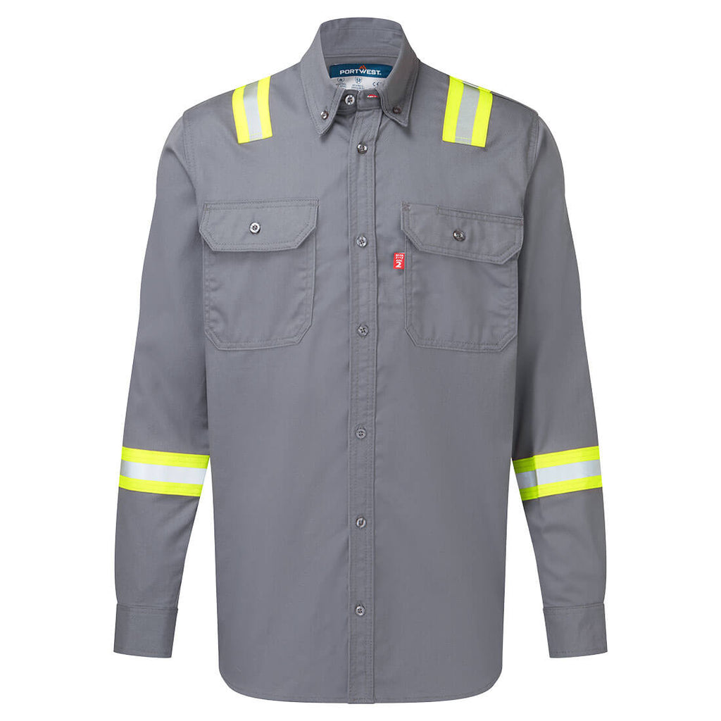 Portwest FR FR706 - Bizflame 88/12 FR Taped Shirt-Fire Retardant Shirts.com