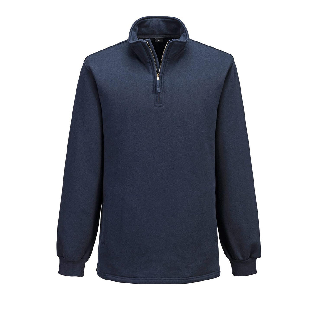 Portwest FR FR726 - Bizflame Knit 1/4 Zipper FR Sweatshirt-Fire Retardant Shirts.com