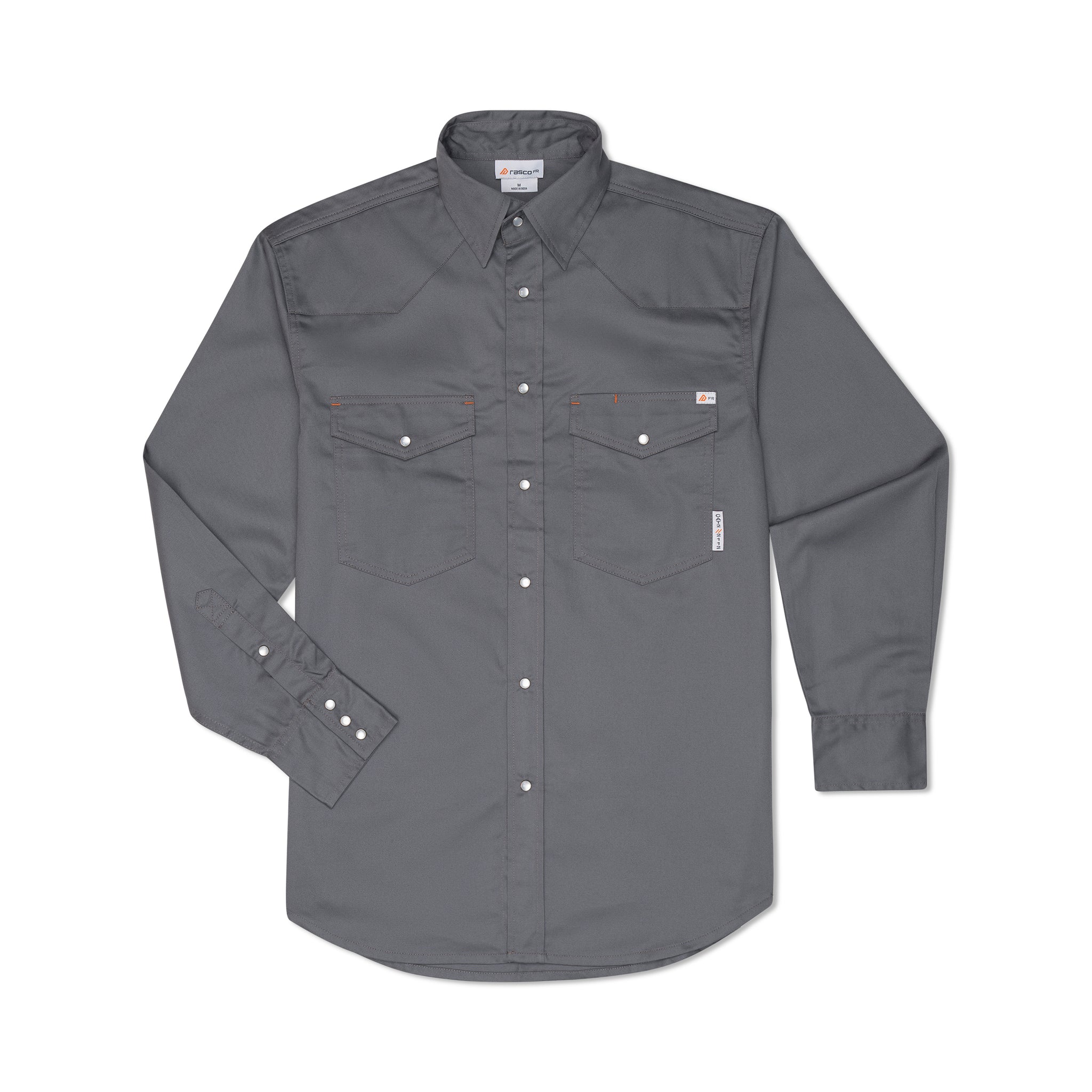 Rasco FR FR1003GY Gray Lightweight Work Shirt – Fire Retardant