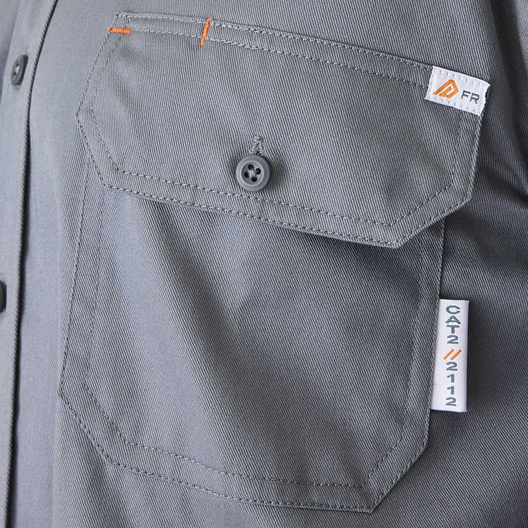 FR Uniform Shirt Gray / Large FR Uniform Shirt Gray / Large