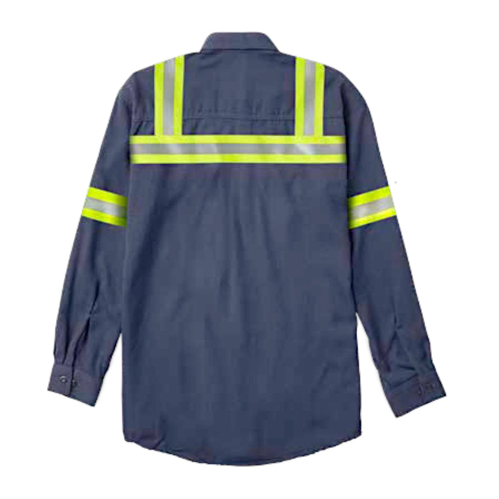 Rasco FR FR1344CNV Navy DH Air Uniform Shirt with EVIZ-Fire Retardant Shirts.com