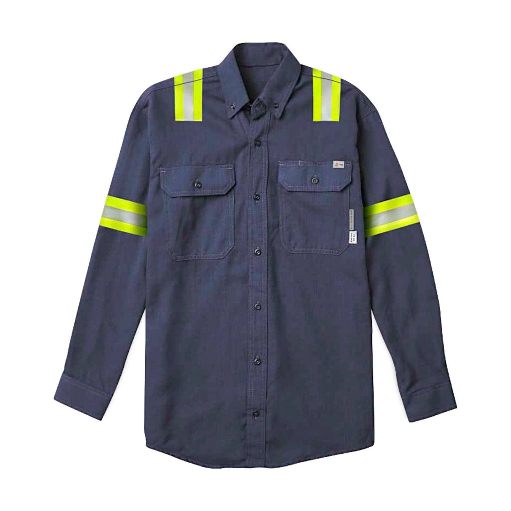 Rasco FR FR1344CNV Navy DH Air Uniform Shirt with EVIZ-Fire Retardant Shirts.com