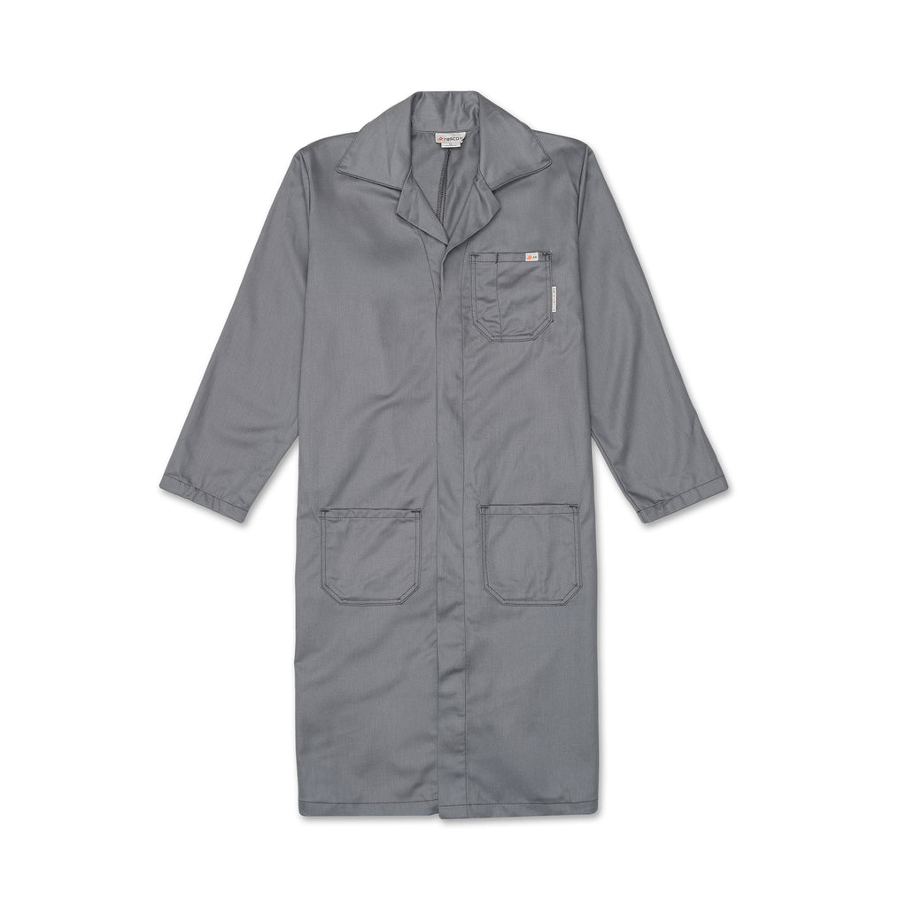 Rasco FR FR5605GY Gray 88/12 Lab Coat – Fire Retardant Shirts.com