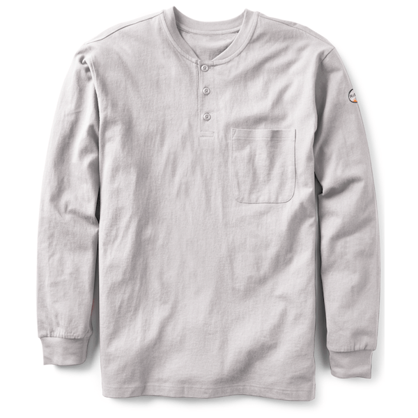 Rasco FR FR0101GY Gray Henley T-Shirt