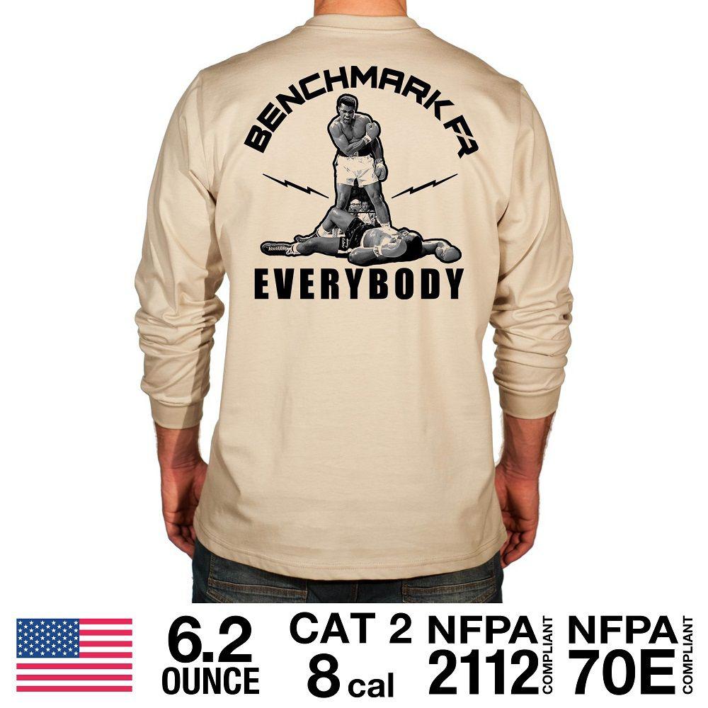 Benchmark 3118FR-VS Benchmark VS Everybody FR T-Shirt W/Pocket-Fire Retardant Shirts.com