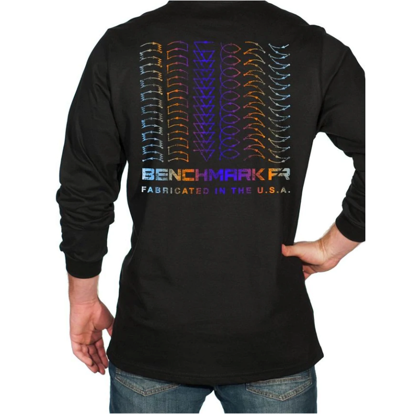 Benchmark 3118FR-WELD Weld Weave Graphic FR T-Shirt With Pocket-Fire Retardant Shirts.com