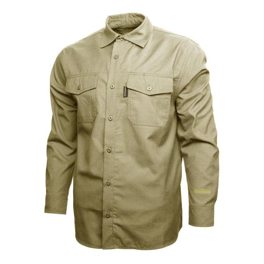 Benchmark FR 1029FRB Beige Silver Bullet Shirt-Fire Retardant Shirts.com