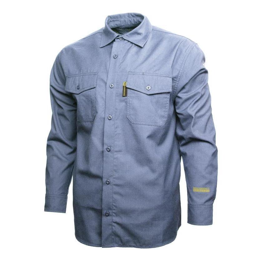 Benchmark FR 1029FRLB Light Blue Silver Bullet Shirt-Fire Retardant Shirts.com