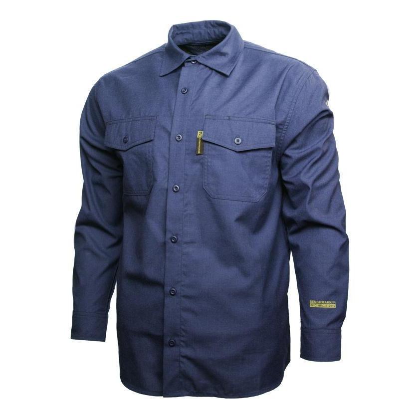 Benchmark FR 1029FRN Navy Silver Bullet Shirt-Fire Retardant Shirts.com