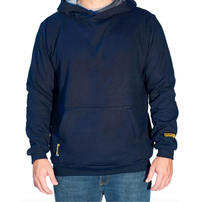 Benchmark FR 3026FRN Navy Pullover Hooded Sweatshirt-Fire Retardant Shirts.com