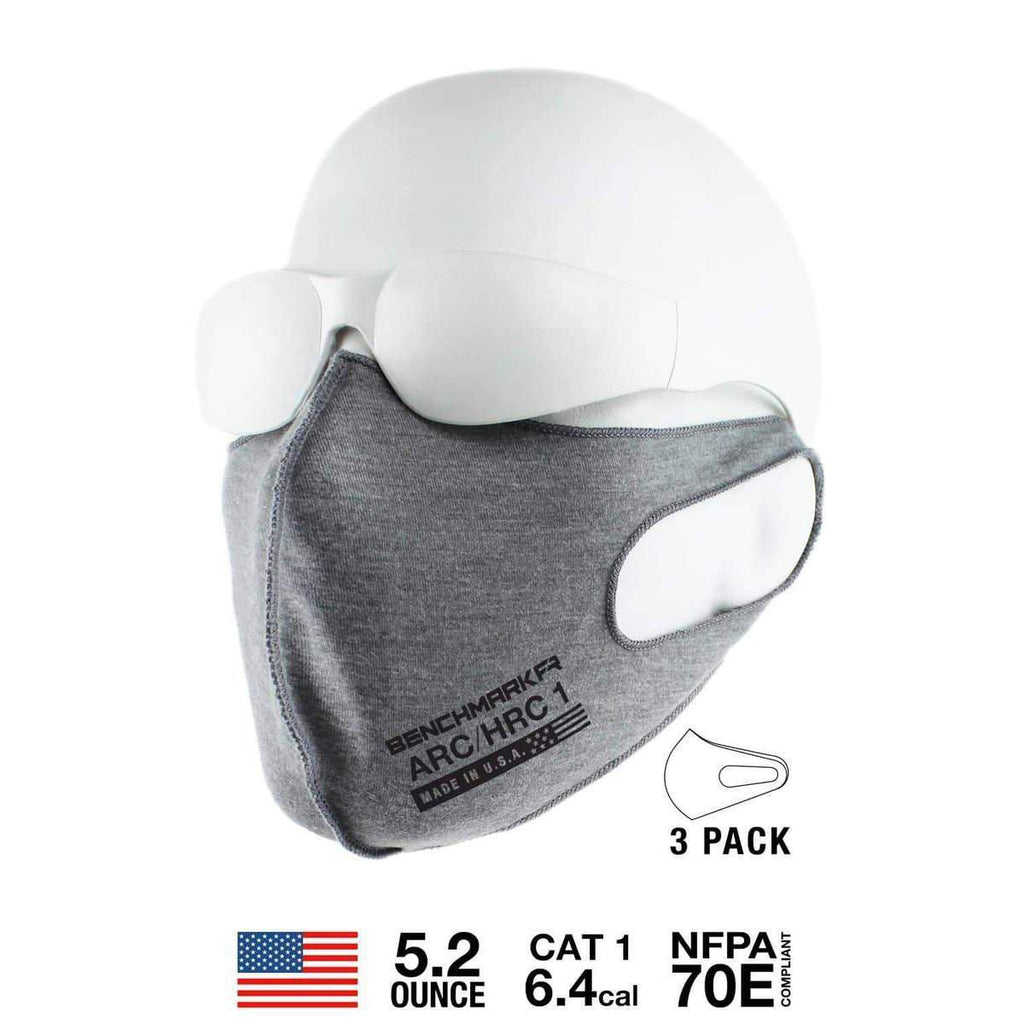 Benchmark FR 3051FRLG FR FACE MASK "NINJA STYLE" (3-PACK)-Fire Retardant Shirts.com