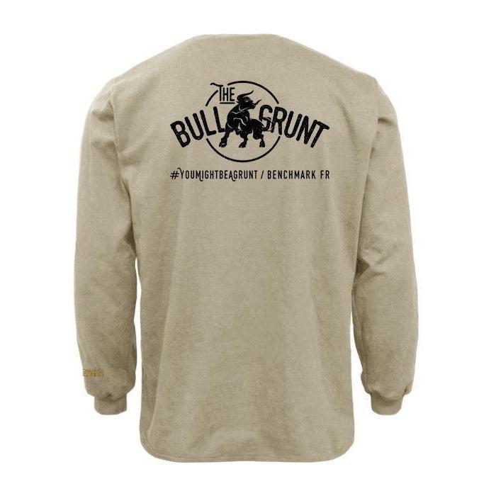 Benchmark FR 3118FRBK-S-BULLGRUNT FR The Bull Grunt T-Shirt-Fire Retardant Shirts.com