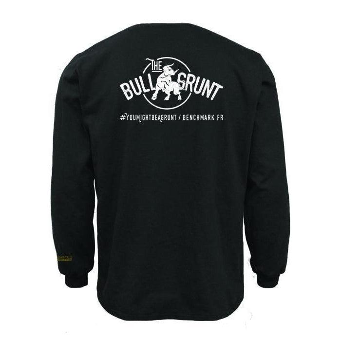 Benchmark FR 3118FRBK-S-BULLGRUNT FR The Bull Grunt T-Shirt-Fire Retardant Shirts.com