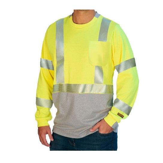 Benchmark FR 7033FR "Tracer" Hi Visibility Flame Resistant T-Shirt-Fire Retardant Shirts.com
