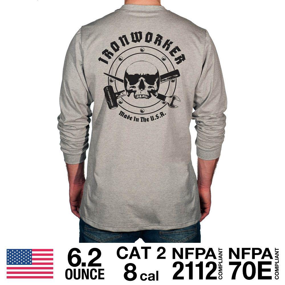 Benchmark 3118FR-IRON Ironworker Graphic FR T-Shirt
